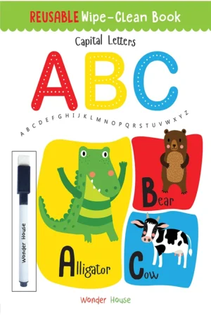 Reusable Wipe and Clean Book - Capital Letters: Write and Practice Capital Letters