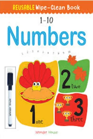 Reusable Wipe and Clean Book 1-10 Numbers: Write and Practice Numbers (1-10)