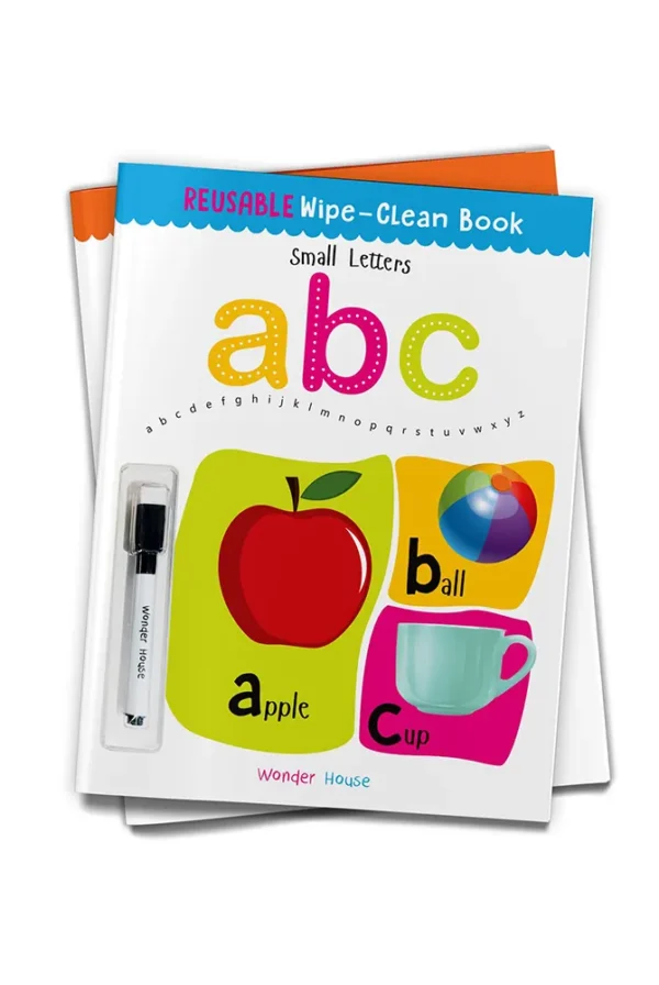 Reusable Wipe and Clean Book - Small Letters: Write and Practice Small Letters