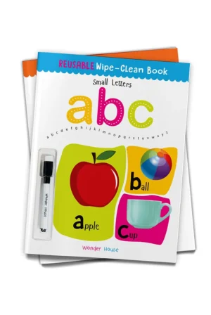 Reusable Wipe and Clean Book - Small Letters: Write and Practice Small Letters