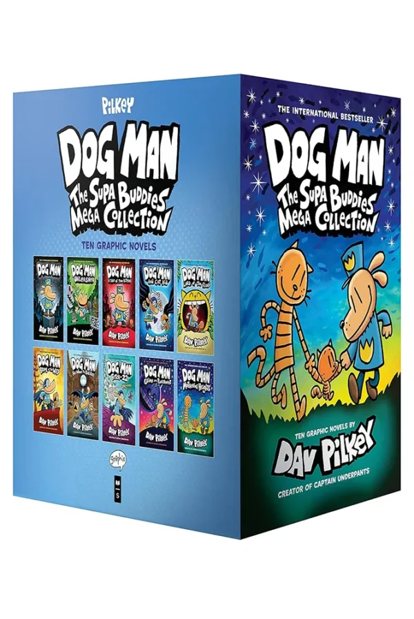 Dog Man 1-10: Supa Buddies Mega Collection